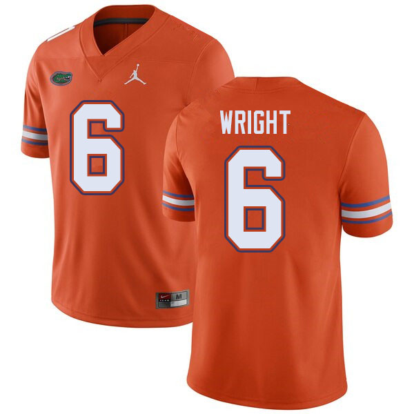 Jordan Brand Men #6 Nay'Quan Wright Florida Gators College Football Jerseys Sale-Orange - Click Image to Close